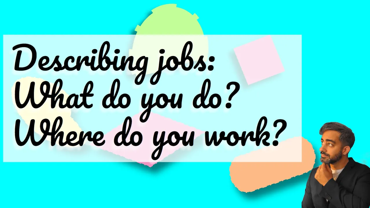 What do you do? Where do you work? – Easy beginner English story lesson